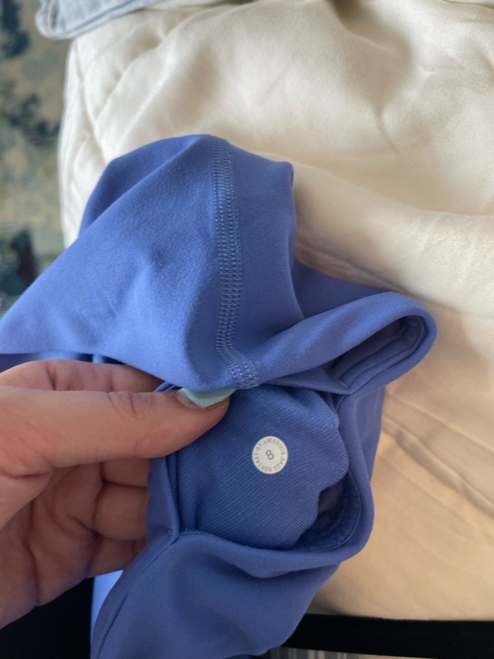 Lululemon Blue High-Waist Pocket Leggings - Picture 8 of 8
